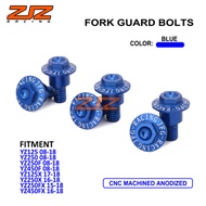 Off-Road Motorcycle YZ125/250 YZ250/450FX Modified Accessories CNC Aluminum Fender Screws
