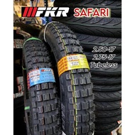 FKR TYRE TAYAR 17 Tube type TUBELESS SAFARI 225 250 275 TYRES TIRE TIRES KEBUN MOTORCROSS MOTOCROSS 