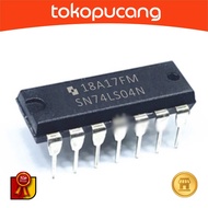 IC TTL 7404 NOT GATE LOGIC 74LS04N TRANSISTOR LOGIC HEX INPUT