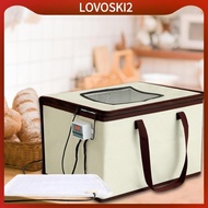 [LovoskiacMY] Bread Proofer Foldable with Handle, Dough Proofer Temperature Control for Restaurant, 