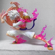 19cm One Piece Monkey D Luffy Rotatable Arm Gear 5 Nika Sun God Figure GK Statue Toy