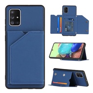 PU Leather Phone Case For Samsung A31 A51 A71 M60S A81 M80S A91 A20 A50 A30 A70S Flip Cover With Card Holder Insert Card Case