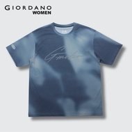 Giordano Women G-motion Crew Neck Relax Print T-shirt