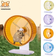 VSDGF Adjustable Hamster Running Wheel Non-slip Silent Hamster Wheel Toy Creative Transparent Hamster Treadmill Chinchillas