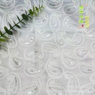 Embroidered Sequin European Dress - High-Quality Fabric for Women