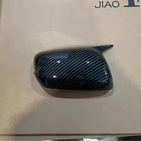 Carbon Fiber Horn Rearview Mirror Shell Protective Cover for Honda Fit 2nd Generation Jazz GE6 GE8 M