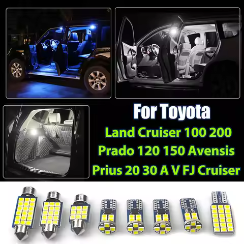 For Toyota Land Cruiser 100 200 LC200 Prado 120 150 FJ Cruiser Avensis T25 T27 Prius 20 30 Prius A V
