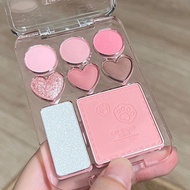 Pearl Hanguang Student Blush Ready Stock High Girl Pink tb Matte Eyeshadow dfn10tt Tender Series Lig