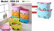 Kids Toys Large Storage Box With Wheel L57*W38*H31cm