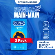Durex Together 12s (3 Pcs) Kondom Aman Pria