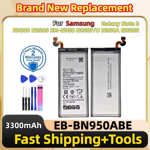 Brand New Replacement EB-BN950ABE 3300mAh Battery For Samsung Galaxy Note 8 N9500 N9508 SM-N950 N950