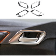 Compatible with Honda FIT Jazz 2014-2018 Inner Door Bowl Handle Decorative Frame Sticker Covers Trim