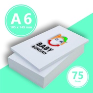 A6 HVS Paper 75 Grams 1 Ream (500 Sheets) Print Labels - Receipts - 70 Grams - 80 Grams