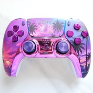 （門市現貨）索尼Sony PS5 DualSense Controller手掣無線控制器PS5 PS5pro PS5Slim Controller原廠手掣高階客製化升級改裝：GTA電鍍紫，此價格已包含