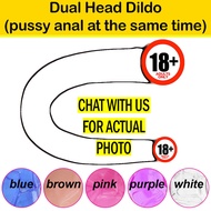 Double Head Dildo Clitoris G-Spot Masturbator Massager Orgasm Sex Toy Alat Seks Perempuan DD-5