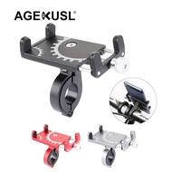 AGEKUSL Bicycle Phone Holder MTB Road Motorcycle Electric Bike Phone Holder Use for Brompton 3Sixty Pikes Royale Camp Crius Trifold Folding Bike