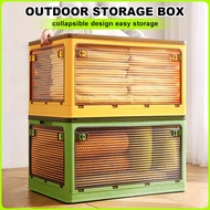 Outdoor camping storage box Foldable Storage Box with Cover Car Camping Storage Box 51×29×35CM