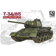 AFV CLUB Plat 174 Omsk T-34/85 Model 1944 w/ Full Interior AFV Club | No. AF35145 | 1/35