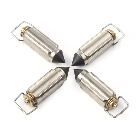 FOR ZX600J7F ZZR600 2007 Carburetor Float Valve Needle 4 Set Aluminum FOR KAWASAKI FOR ZX-6R NINJ A 
