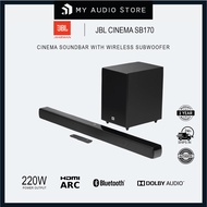 [MY AUDIO STORE] JBL SB170 Cinema Soundbar with Wireless Subwoofer