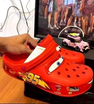 Cars x Crocs Classic clog Lightning McQueen 成人兒童款 洞洞鞋 汽車人 會發光 紅色