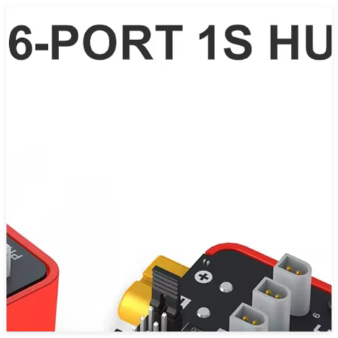 SKYRC Battery Charging Hub OSH 6-Port 1S Battery Charging Hub For LiPo LiFe Li-ion LiHV Support B6ne