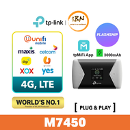 TP-LINK M7450 & M7650 CAT6 Level 4G Plus (2.4Ghz+5Ghz) Portable Broadband Mobile Wifi Modem Router W