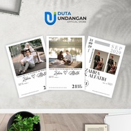 Wedding Invitation/ Ngunduh Mantu/Walimatul Ursy Photo Softcover Simple Free Photo DU FT - 001 - 003