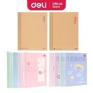 Deli Sewing Notebook A5/B5 Line 120 Pages 70gsm Journal Notepad Diary Cute Buku Nota