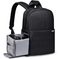 Multifunction Camera Backpack Bag with Lens Case 14" Laptop Compartment Tripod Holder for DSLR