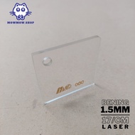 Akrilik/acrylic lembaran custom bening 1.5 mm
