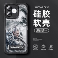 Ốp Lưng Điện Thoại Honor X60i X50GT X30 X30i X40 X50i Bằng Silicon Chống Rơi Có Chân Đế Cho Nam Bảo 