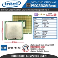 ET58 CPUK-PNT-13 PROCESSOR PC COMPUTER INTEL PENTIUM 4 521 SL9CG