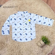 KEMEJA Boys' Shirts, Cool Outdoor Tops for Boys Ages 1-6 Years, Premium Material, Dinosaur Pattern S
