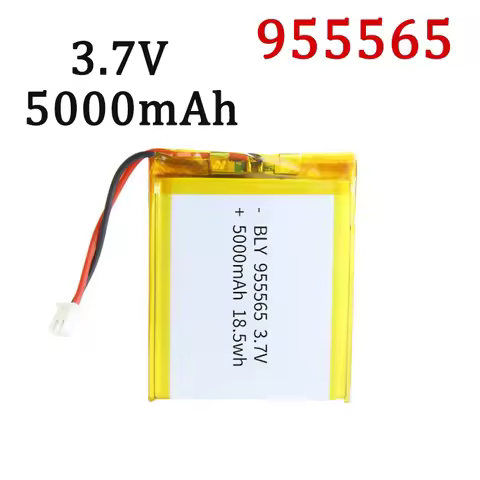 3.7V 5000mAh 955565 Polymer Lithium Battery Lithium Ion Battery For Power Bank GPS 100% Real Capacit