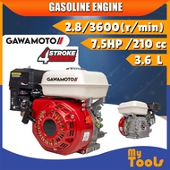 Mytools Gawamoto Gasoline Engine 7.5HP Machinery Engines 4-stroke for Agriculture