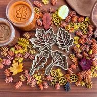 Diy Crafts Mold Baking Tools Various Autumn Leaves Leaf Printing Molds 3d Printing Biscuits Dessert 
