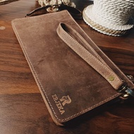 erjeka leather handbag pria kulit sapi - cluth for men - tas tangan pria genuine leather