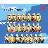 DWANGI Car Perfume Hanging Pewangi Kereta Packaging Kotak Lavender Strawberry Pandan Lemon Vanilla 1