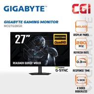 Gigabyte 27" MO27Q28GR QHD RealBlack Glossy G-Sync 280Hz 0.03ms Ergonomic Borderless OLED Gaming Mon