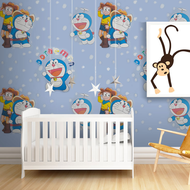 PROMO!! Wallpaper Stiker Dinding Motif Dan Karakter Premium Quality Size 45cm x 10m - Doraemon CY115