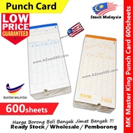 Master King Time Recorder Punch Card Machine Standard Punch Card Mesin Punch Card PCM-996