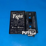 Fight cassette Tape - War Of Words, ORIGINAL, Cassette Tape, Old-School Cassette, Old-School Cassett