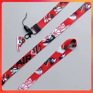 【𝗥𝗲𝗮𝗱𝘆 𝗦𝘁𝗼𝗰𝗸】Shoes Cartoon Lanyard Neck Strap Card Holder ID Key Chain Phone Charm Chain Anti-lost D
