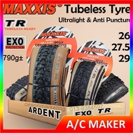 MAXXIS ARDENT Tubeless tyre Mountain Bike 26 27.5 29er Tire BICYCLE TAYAR mtb BASIKAL inner mtb ultralight 2.25 2.4 EXO
