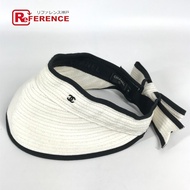 香奈兒 22P CC 可可標誌RIBON遮陽帽