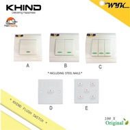 Khind 1 Gang 1 Way (S1G12) / 2 Gang 1 Way (S2G12) / 3 Gang 1 Way (S3G12) Switch