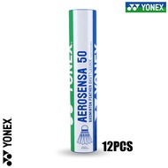 YONEX ลูกขนไก่ AS-50 มืออาชีพ ลูกขนไก่สำหรับแข่งแบตมินตันทำจากขนห่าน1หลอด 12ชิ้น a 3PCS One