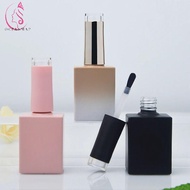 OCEANMAP Nail Polish Bottles, 10ML 15ML With Brush Nail Gel Bottles, Colorful Glass Packing Beauty N