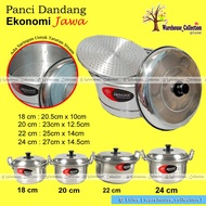 Maspion Javanese Steamer Pan 18Cm, 20Cm, 22Cm, 24Cm Steamer Pan/ Pan + Sarangan Aluminum Pan/